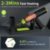 Cordless Hot Melt Glue Gun Rechargeable with 10pcs 7mm Glue Sticks Home Industrial Guns DIY Repair Tool 5