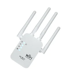 Dual-Band Wireless WiFi Signal Booster with Gigabit Connectivity (EU Plug)
