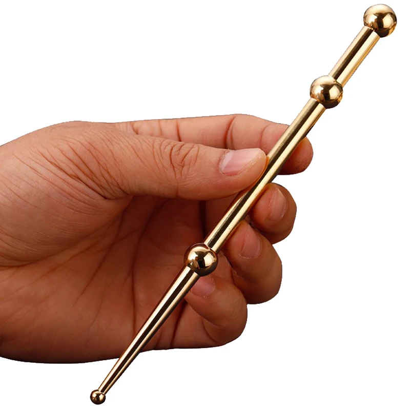 Pure Copper Acupressure Pen Ear Acupoint Massage Stick Improve Eyesight Acupuncture Point Massager Acupoint Meridian Massage Pen acupuncture pen