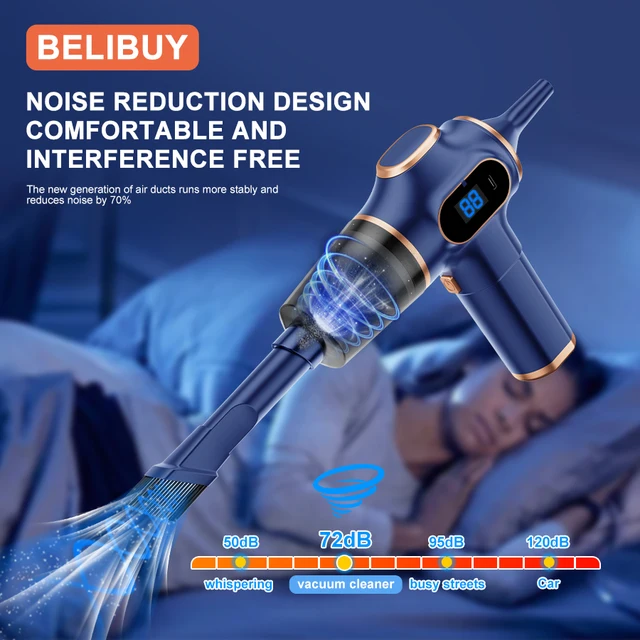 BELIBUY Wireless Car Vacuum Cleaner Home Appliance Sofa Cleaning Machine High-Power Household Carpet Cleaner Mini Vacuum Cleaner 1