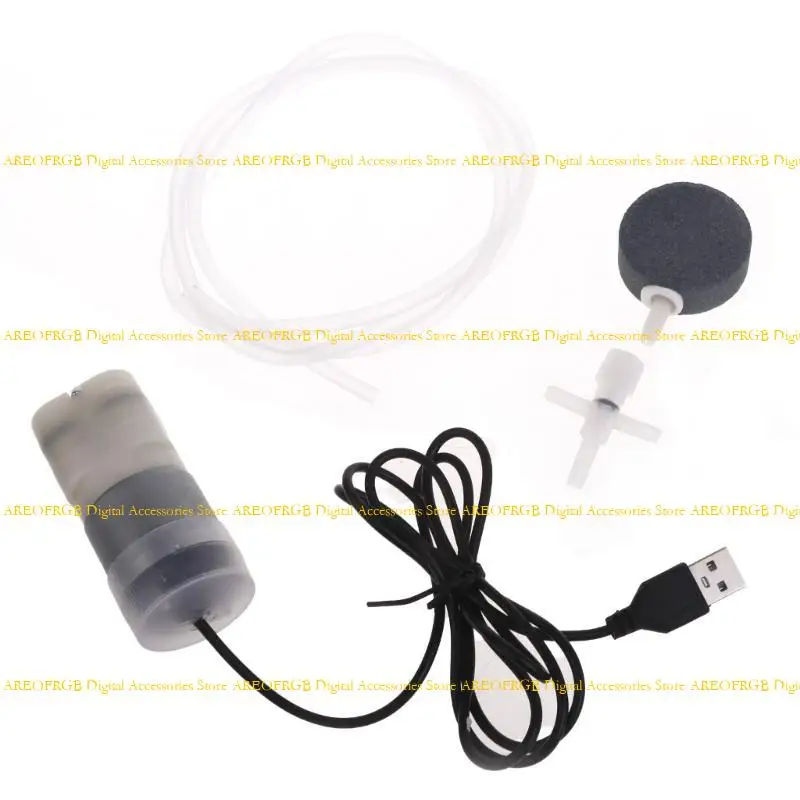 E21E USB 수족관 공기 펌프 에너지 절약 산소 펌프 수족관의 조절 속도