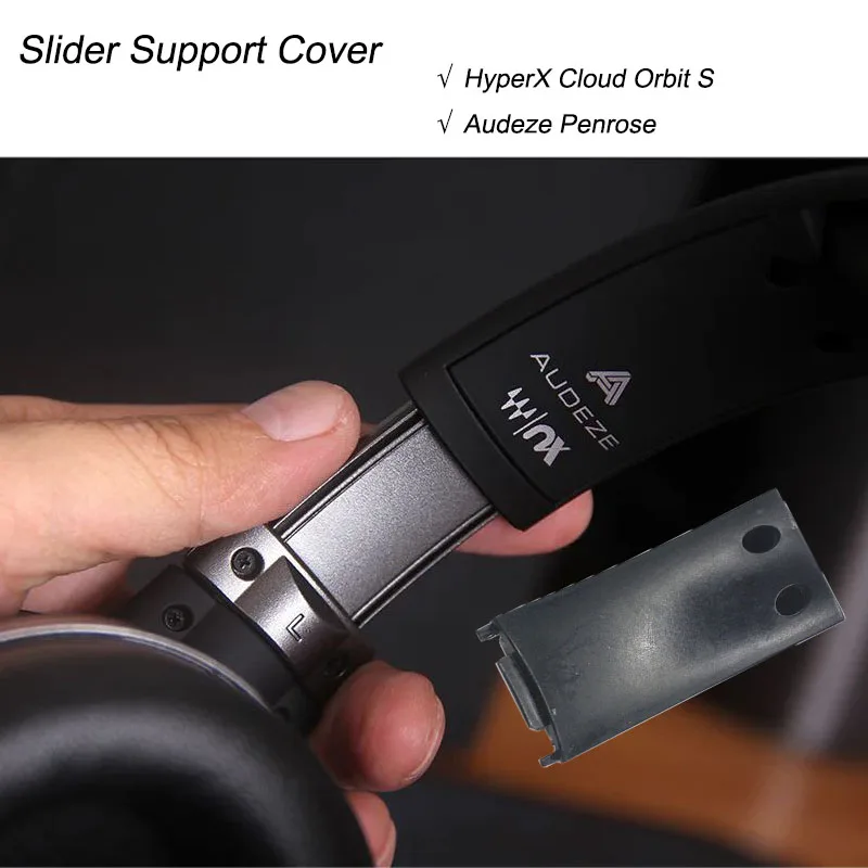 Repair Side Covers Slider Part KIT Loop for HyperX Cloud Orbit S Gaming Headset Compatible with Audeze Penrose Headphone