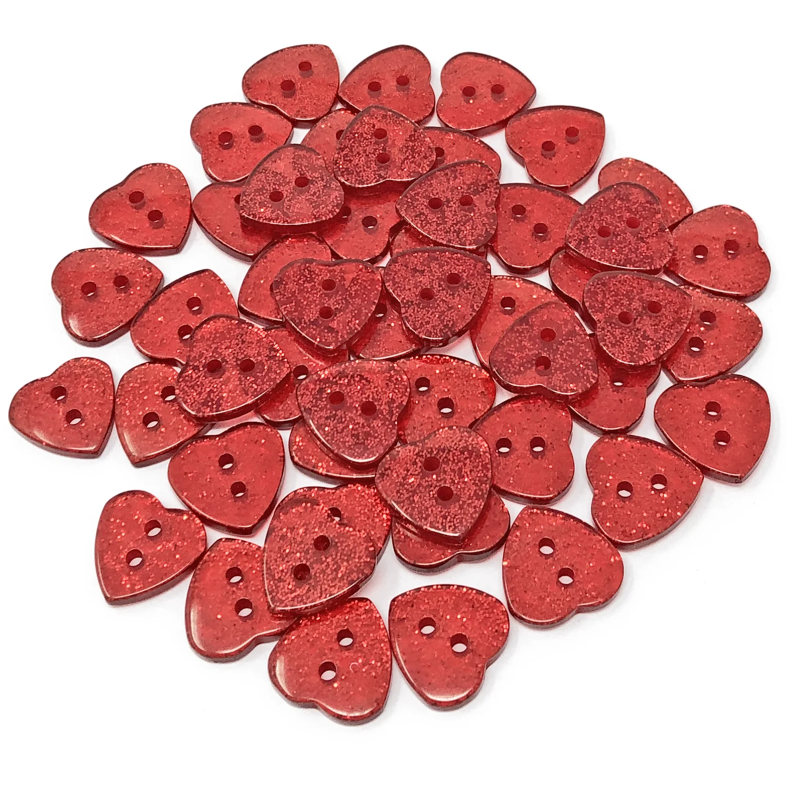 200pcs 12x13mm 수지 반짝이 하트 2 구멍 버튼 DIY 드레스 바느질 액세서리 스크랩북을위한 스파클 공예 장식