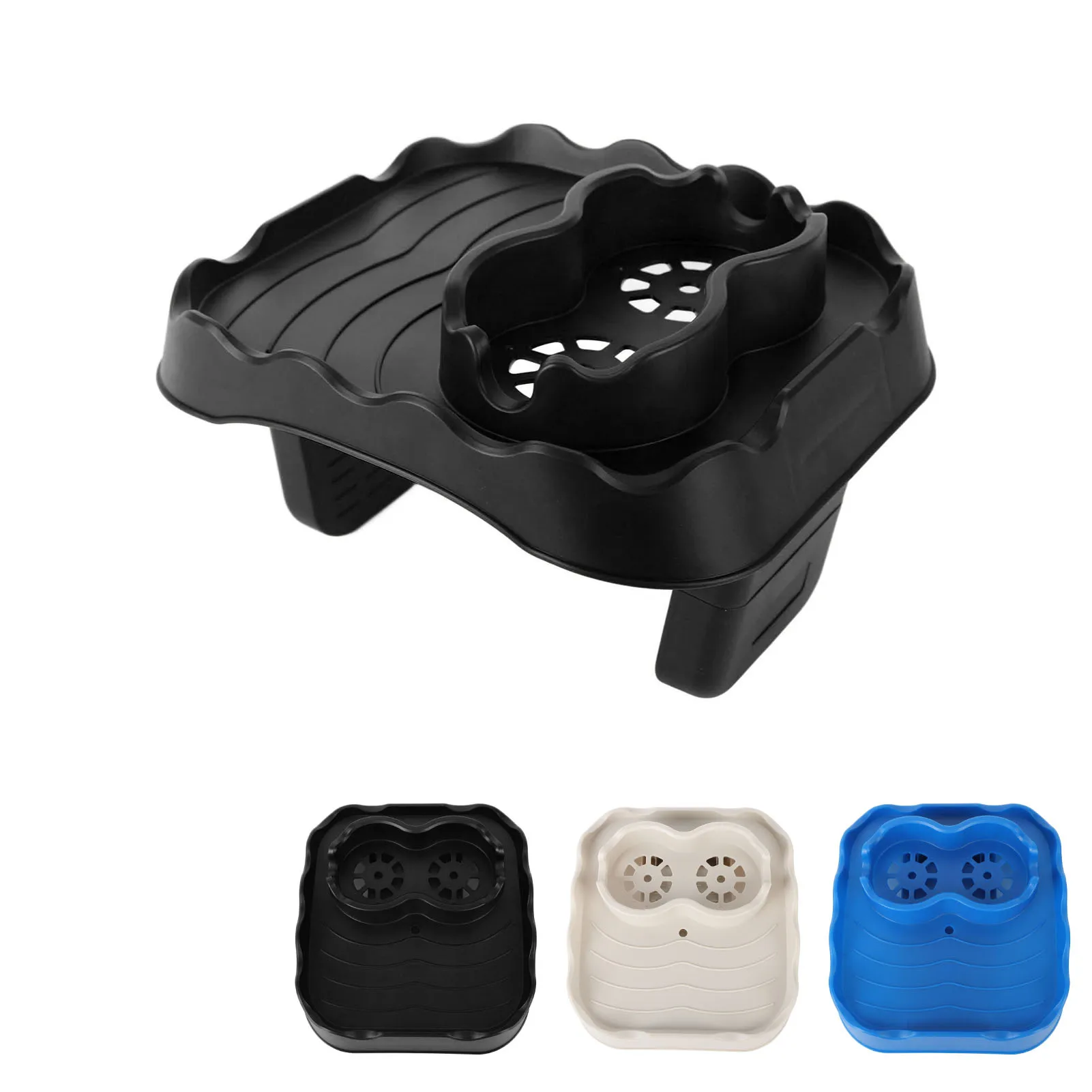 Hot Tub Table Tray With Drain Holes Anti Slip Adjustable Hot Tub Side Table Swimming Pools SPA Bathtub Accessories swimming pool accessory