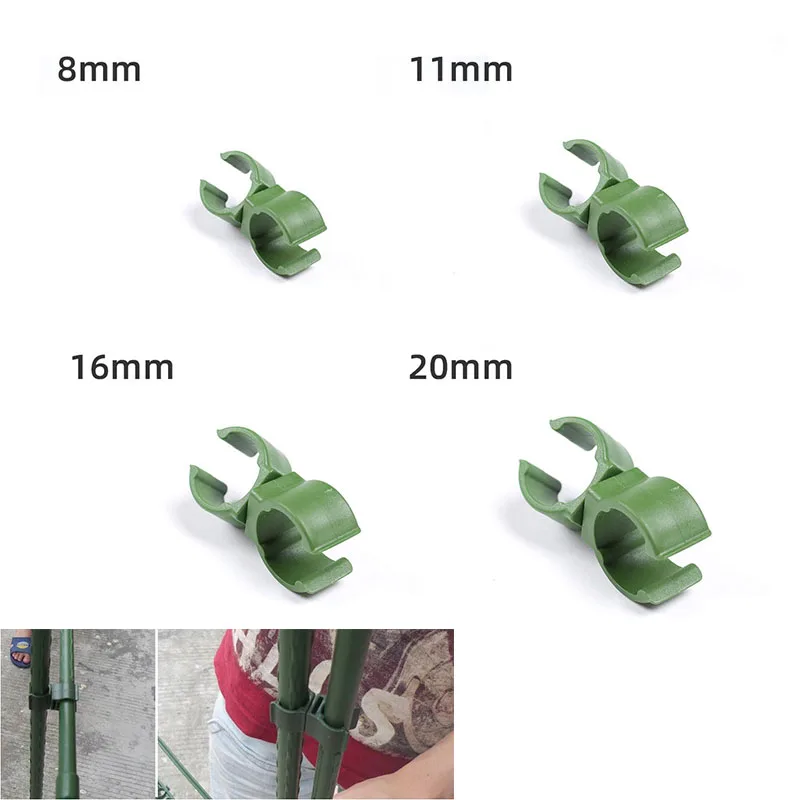 10Pcs Universal Fastener Greenhouse Bracket Pole Fixed Clamp Rotatable
