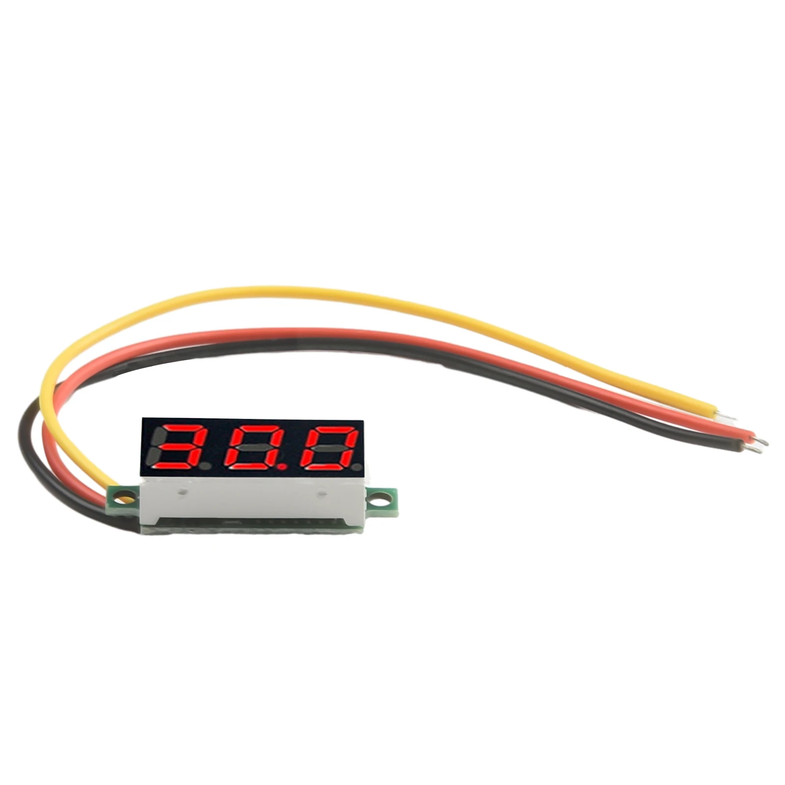 1PC 0.28inch Digital DC Voltmeter Head 3 Wire LED Minimun Digital Voltmeter DC0-100V Reverse Connection Protection
