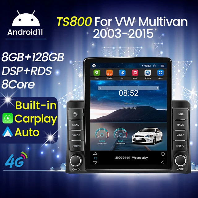 For Volkswagen Vw Transporter T5 Multivan Caravelle Car Multimedia Gps  Audio Radio Navigation Navi Player Carplay 360 Birdview - Car Multimedia  Player - AliExpress