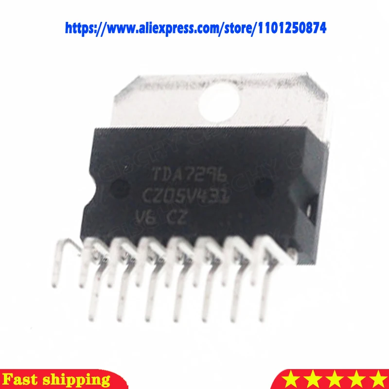 4 шт./лот TDA7296 70V - 60W аудио усилитель с беззвучной оптимизацией ZIP-15 в наличии |