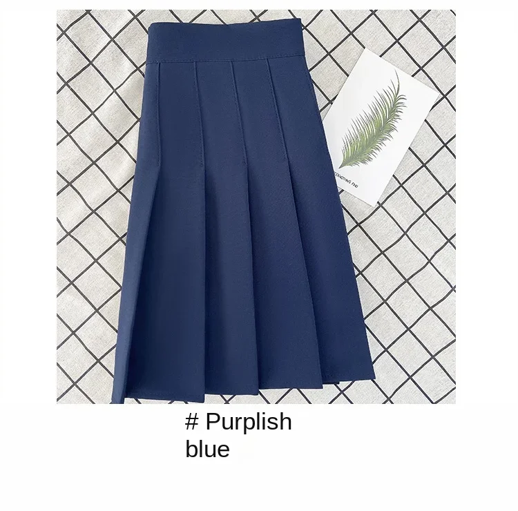 Women's Skirt Fashion Summer High Waist Black a Line Mini Pleated Short Skirts for School Girls Korean Style Ladies Clothing