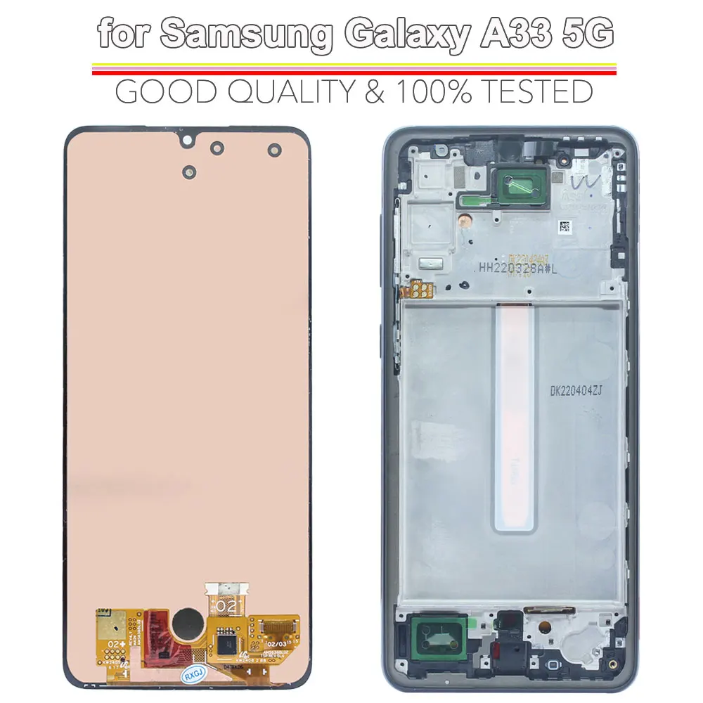 Schermo AMOLED da 6,4'' per Samsung Galaxy A33 5G, Display LCD con Touch Screen e Digitalizzatore per Samsung A33 5G A336E A336B A336M - Image 3