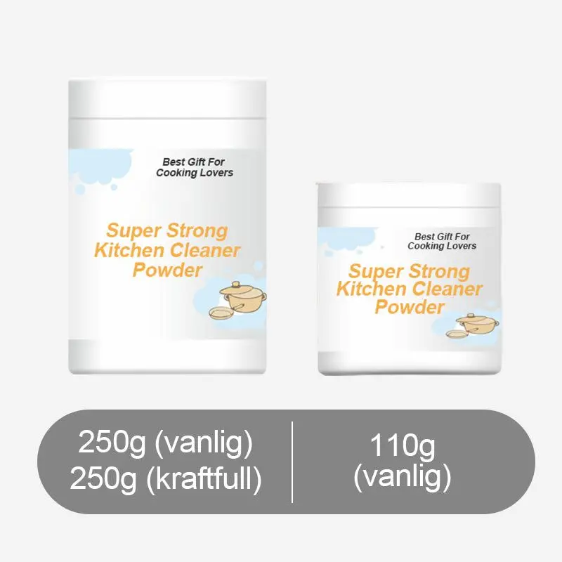 110/250g Powerful Kitchen All-purpose Powder Cleaner Agent Kitchen Strong Heavy Dirt Cleaning Agent Multifunctional Bubble Powde