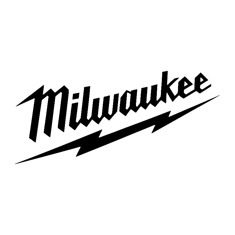 

Модная наклейка для автомобиля текстовая надпись Milwaukee, Виниловая наклейка для ноутбука и мотоцикла, автомобильные аксессуары, широкие царапины 20 см