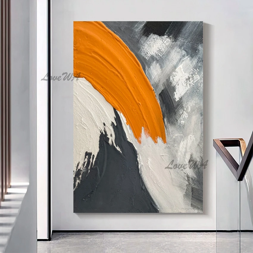 

Abstract Textured Knife Canvas Wall Decor Oil Painting Picture Acrylic Art Modern Home Decoration Unframed Artwork Hand Item
