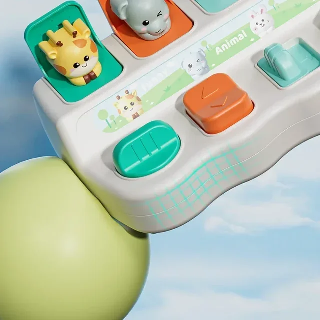 Montessori Pop up Animal Toys and Learning Boxes Enhance Logical Thinking and Motor Skills Suitable for Children's Birthday Gift 6