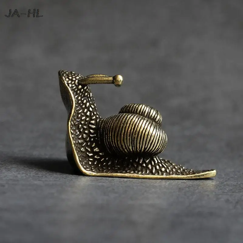 

Living Room Tea Pet Desk Home Decorations Ornaments Retro Copper Snail Ornaments Bonsai Micro Landscape