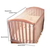 Bedding Flies Travel Portable Elastic Band Mesh Insect Accessories Foldable Crib Mosquito Net Baby Cot Cover Polyester Summer 6
