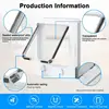 4 Way Cat Door Small Pet Door Locking Inside Dog Door Weatherproof Pet Exterior Bedroom Door for Pets Cats Puppy Kittens Puppies 5