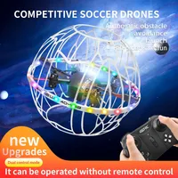 360° Full Protection Football Style Obstacle Avoidance Remote Control Quadcopter 3D Roll Auto Hover Headless Dual Mode RC Drone