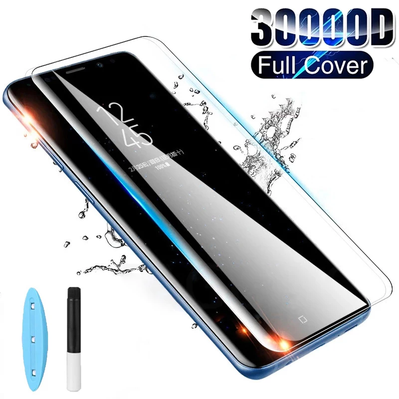 Protector de pantalla de vidrio templado UV para Huawei Mate 50, 20, 30, 40, 60 Pro, P30, P40, P50, P60 pro, Mate20Pro, P30Pro, P40Pro