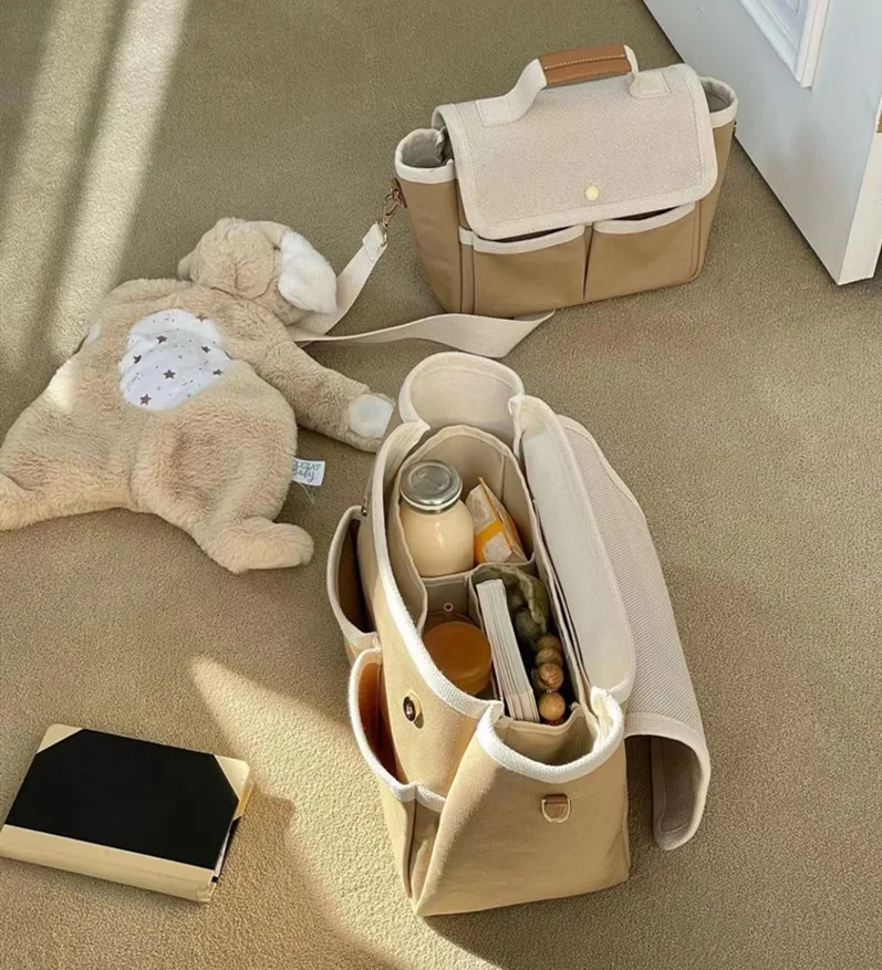 Personalized Mommy Bag Large Capacity Handbags Custom Women Shoulder Crossbody Bags Fashion Canvas Casual Totes Messenger Bag 6