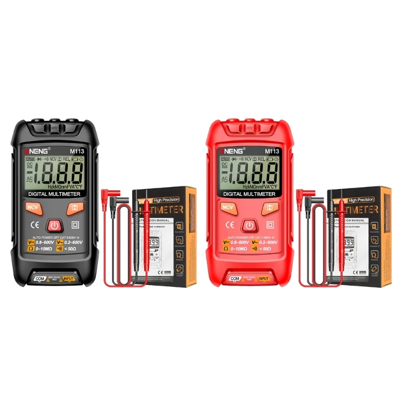 

M113 Multimeter Resistance NCV Meter 1999Count with On Off Beeps Auto Identity Data Retention Auto Drop Shipping