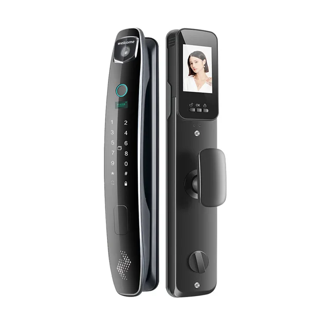 3D Facial Recognition Intelligent Door Lock Password Fingerprint Lock Home Intercom Palm Print Vein Recognition 5