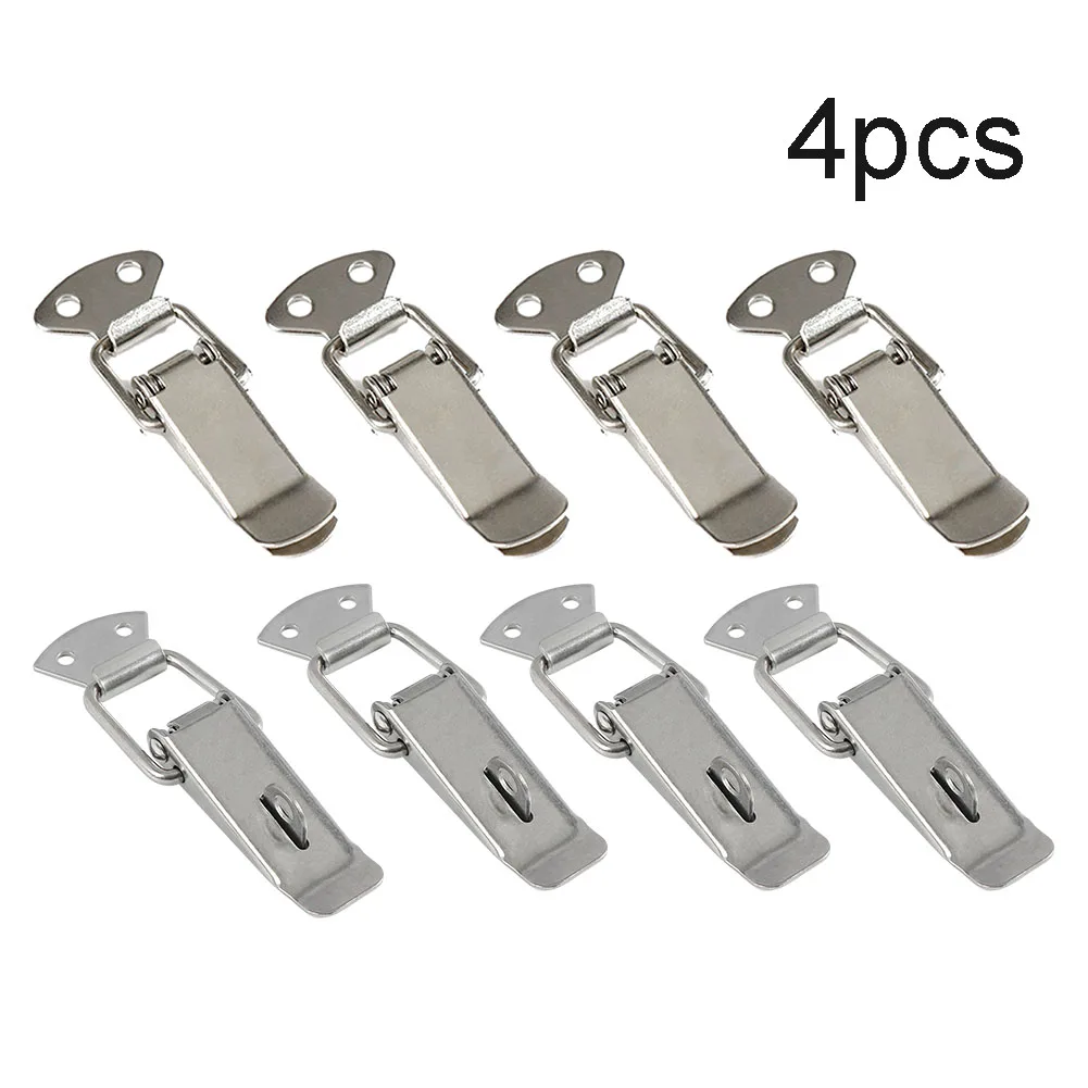 Toggle Latches Spring Loaded Clamp Clip Case Box Latch Catch Toggle Tension Lock Lever Clasp Closures Crate Lock Snap 4 PCS