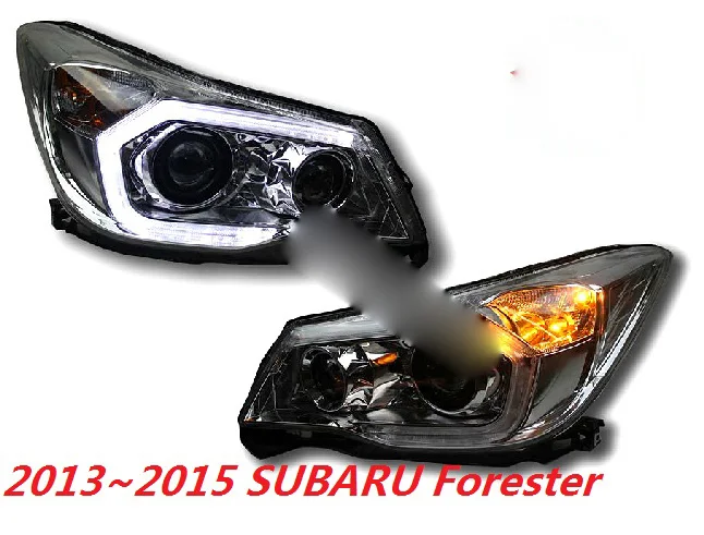 

2 шт., автомобильные фары для Forester, фары для Forester s 2013 ~ 2017 лет, фары для Forester, биксеноновые фары, свет для s, ангельские глазки, авто