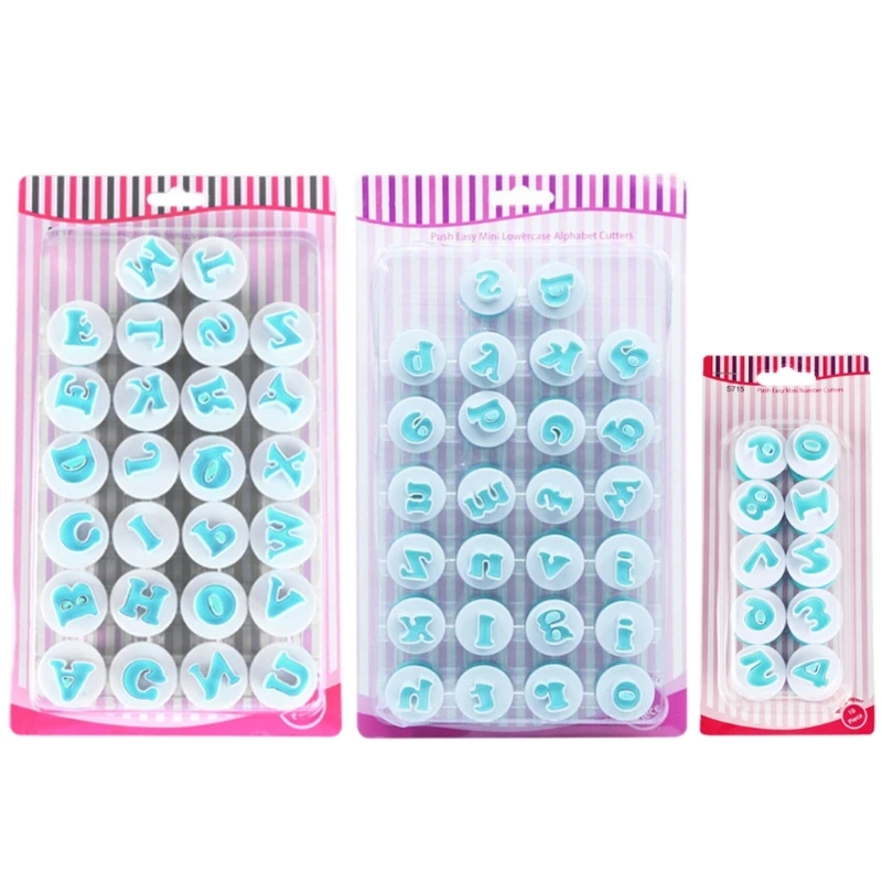 

DIY Biscuit Stamps Letter Number Shaped Spring Molds Baking Accessories Cookie Stamps DIY Cookie Moulds Plastic Dropship