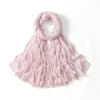 Châles en coton rayonne pour femmes musulmanes, Hijab Modal, écharpe unie, grande taille, Turban islamique, bandeau 190x85cm