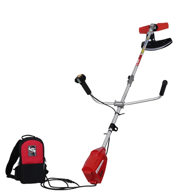 

Backpack 48V Lithium Battery Cordless Electric brush cutter machine grass trimmer