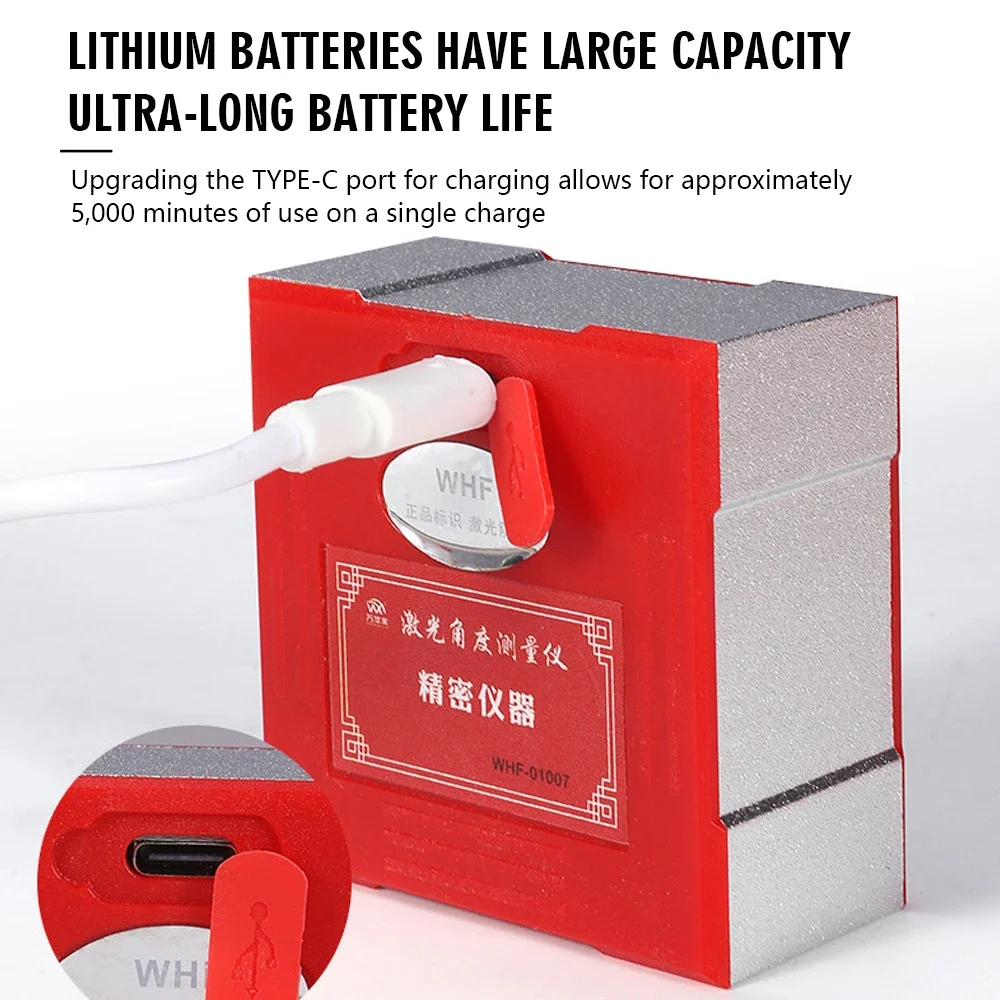 Digital Protractor Magnetic Laser Inclinometer Angle Gauge