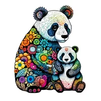 Unique Panda Wooden Jigsaw Puzzles Educational Toys Gifts Wood Diy Crafts Puzzle Games Best Gift for Adult And Child 1