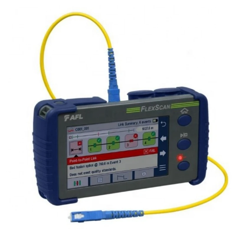 

FS200-300 FlexScan 1310/1550 PON OTDR higher dynamic range to test through splitters