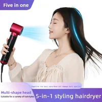 5 en 1 sèche-cheveux brosse peigne chaud ensemble professionnel fer à friser lisseur de cheveux outil de coiffure pour sèche-cheveux professionnel 2