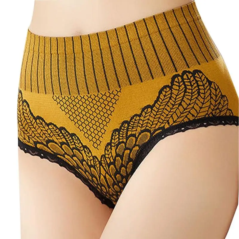 

Graphene Fiber Restoration High Waist Briefs Women’s Stretchy Body Shaping Panties High Compression Ladies Free Size Underwear