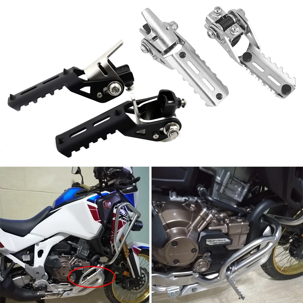 Tie-Down Hooks pair Black Honda CRF1000L Africa Twin R&G (TH0019BK)