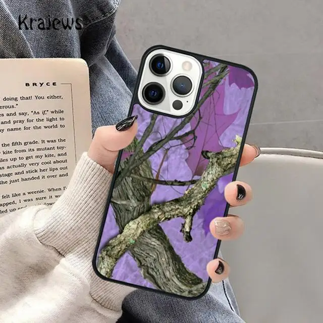 Deer Hunting Camo Soft Phone Case Cover - Premium Camouflage Design