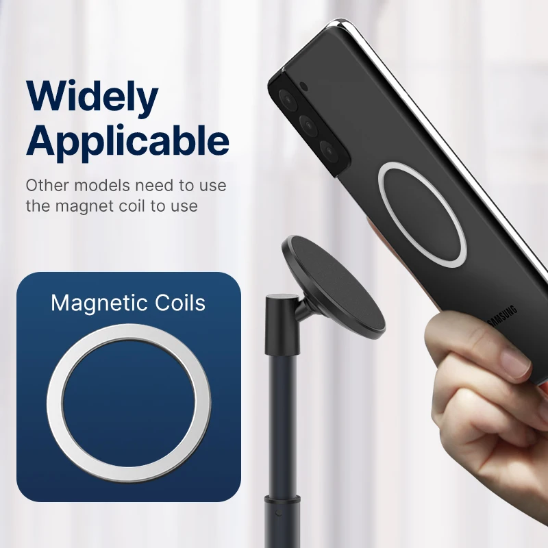 VIJIM HP002 Magnetic Smartphone Stand for iPhone 12 Mini Pro Max 13 Desktop  Magsafe Stand Holder for Vlog Livestream