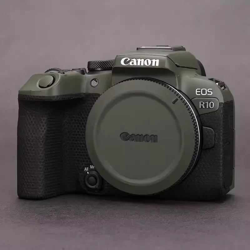 R10 3D Texture Camera Sticker 3M Vinyl Wrap Skin Anti-Scratch Protective Film Protector Coat Decals for Canon EOS R10 EOSR10