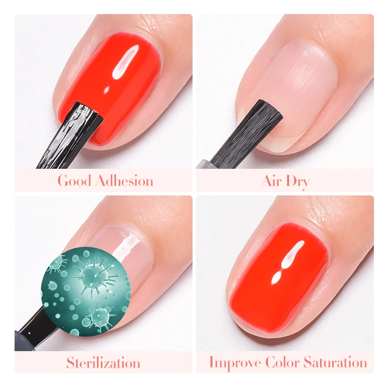 Description Picture 6 of itemMtssii 7ml Nail-Primer Prep Dehydrator Gel Nail Polish No Need Of UV LED Lamp Base Top Coat Nail Art Varnish Manicure