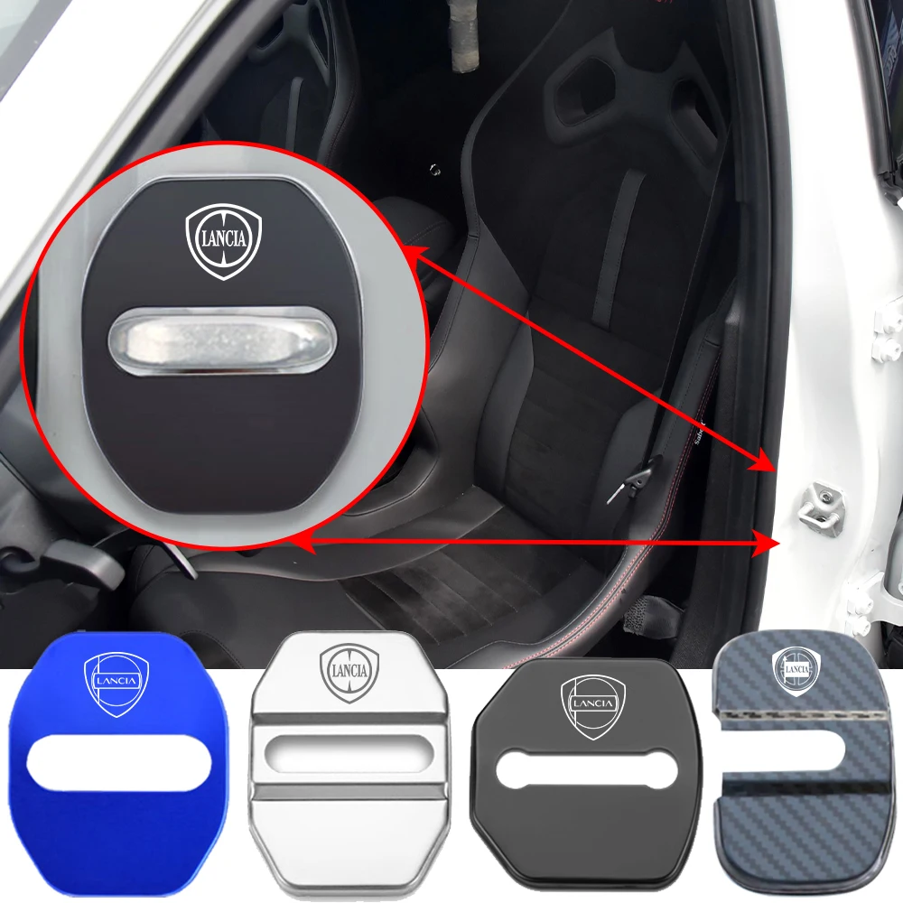 Copertura Della Serratura Della Portiera Dell'Auto Custodia Dell'Emblema Automatico Per Lancia Delta Ypsilon Fltavia Musa Thema Kappa Lybra Phedra Zet