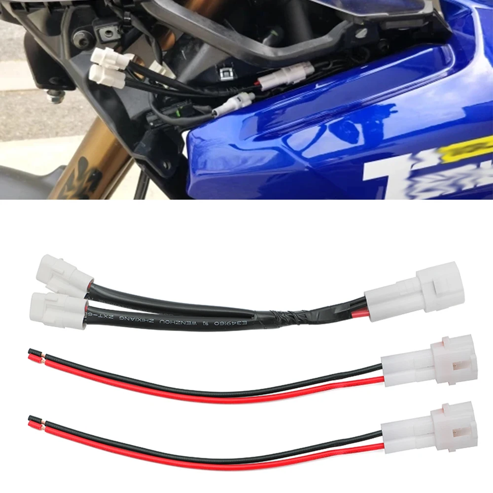 Kit de répartiteur de prise de courant pour moto, pour Yamaha Tenere 700, connecteur Super Tenere, jeu de câbles de chargeur USB avec Kit de répartiteur de Port