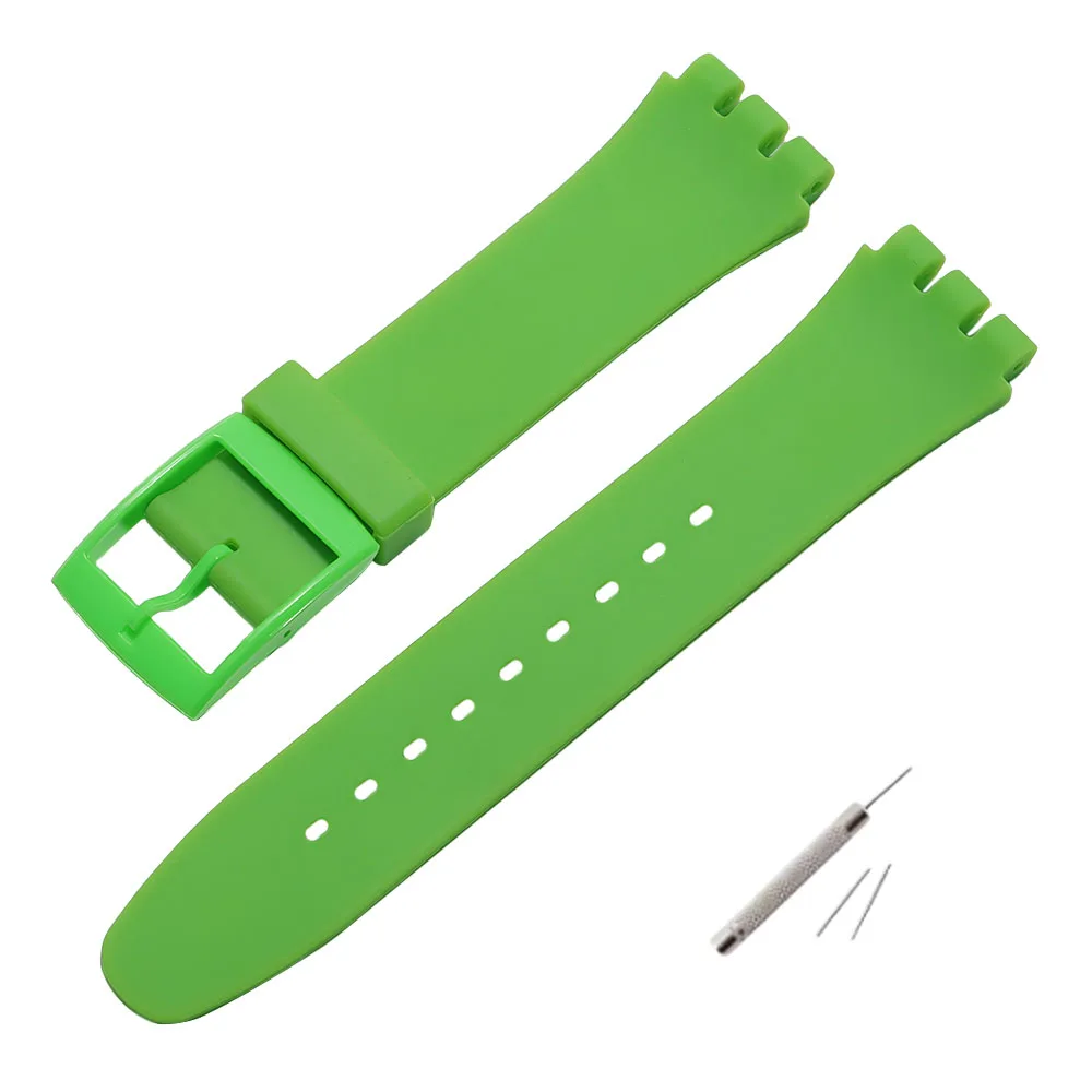 Vibrant Silicone Sports Watch Band Replacement - Rubber Strap
