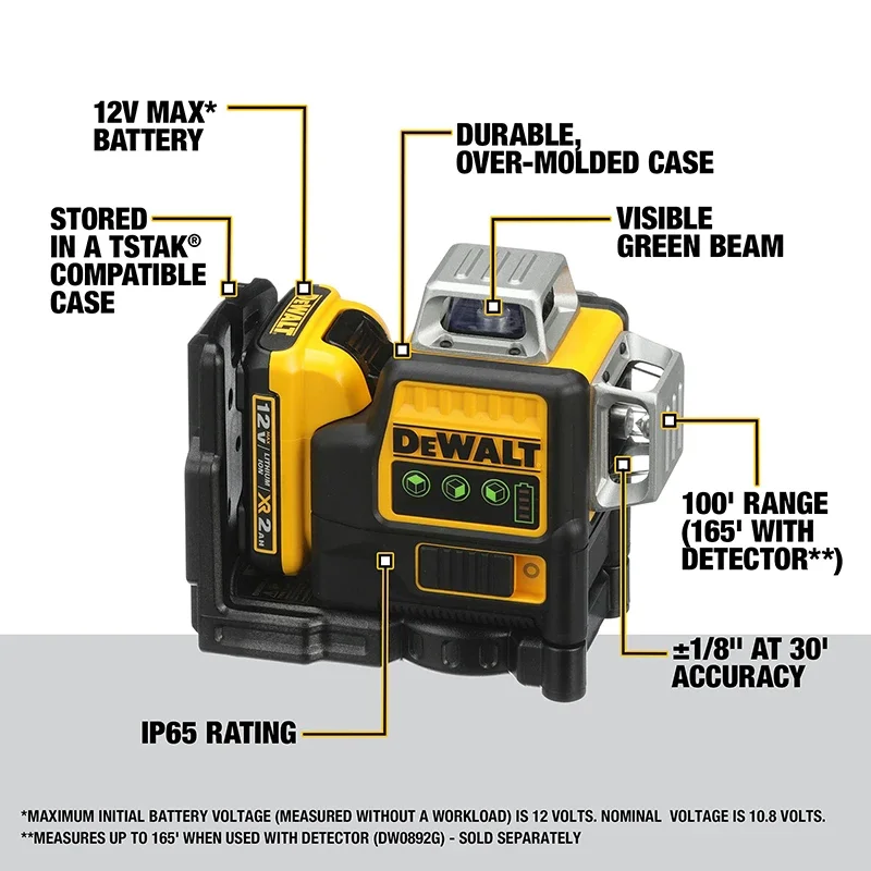 Рисунок 2 - Лазерная линейка Dewalt dw089lg 12