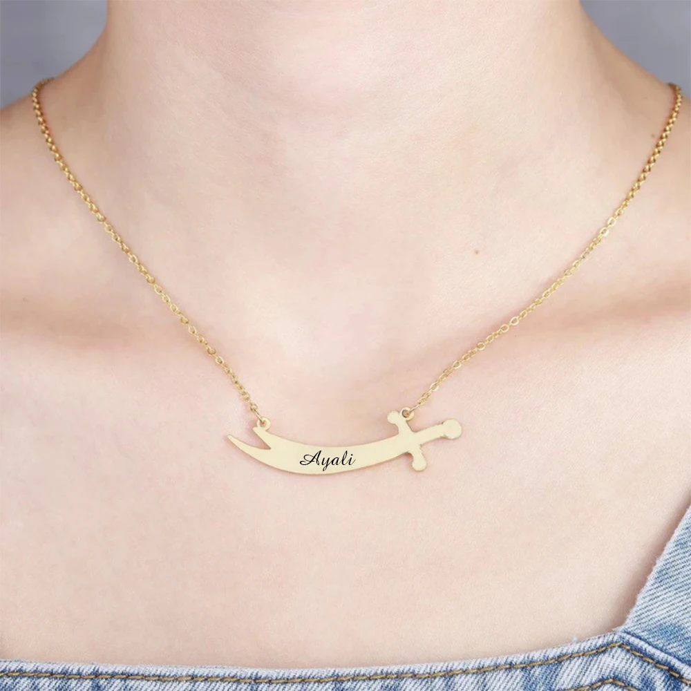 Ожерелье из нержавеющей стали с подвеской