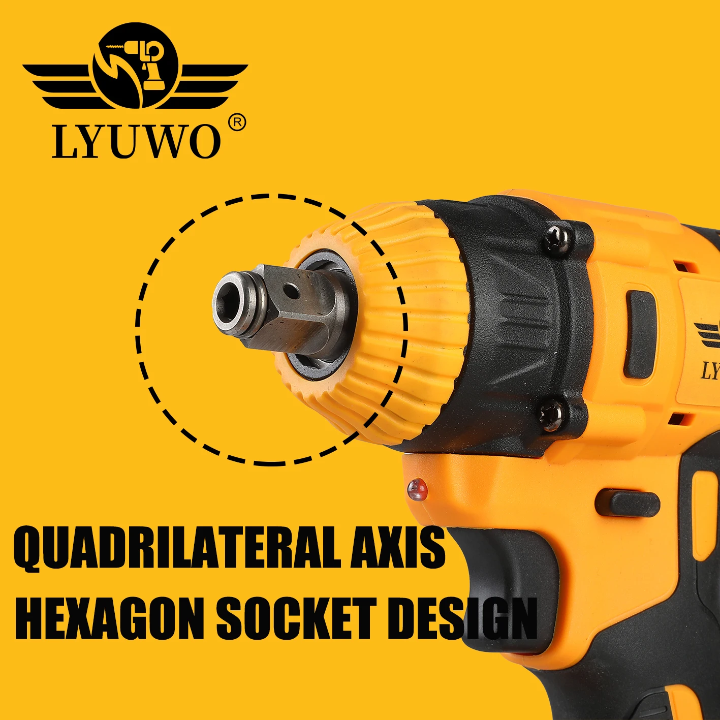 LYUWO Electric Brushless Impact Wrench - Image 4