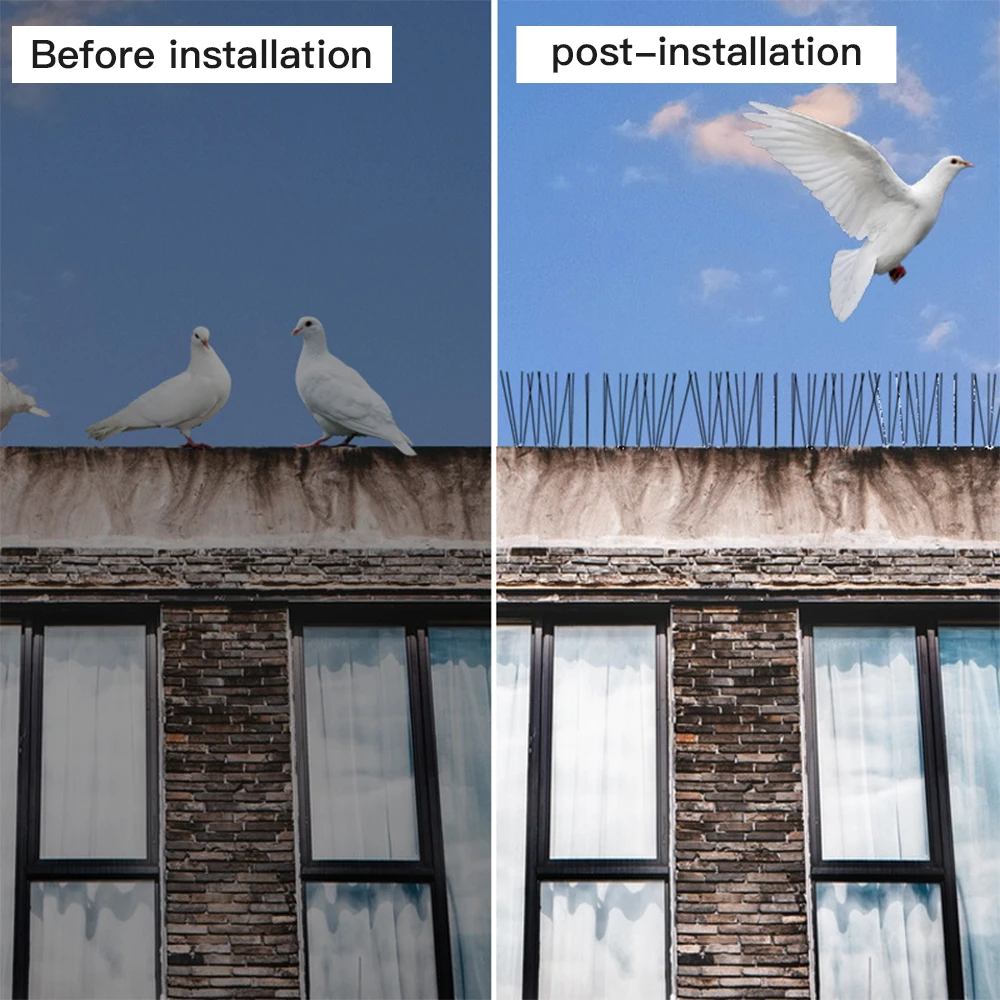 Bird Repellent 10pcs/box Gardening Stainless Steel for Home Balcony to Prevent