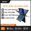 Intel Processor N100 14 inch 32 GB DDR4 2TB SSD Slim Laptop YOGA 6000 mAh Tablet 2-in-1 1920*1080 Screen Touch 360° Flip Office 1