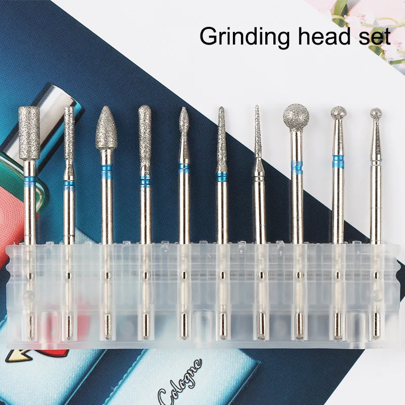 

Nail Drill Bits Cuticle Drill Bit for Nail Set 3/32 Diamond Drill Bit for Nail Professional Cuticle Clean Tool (10 styles)